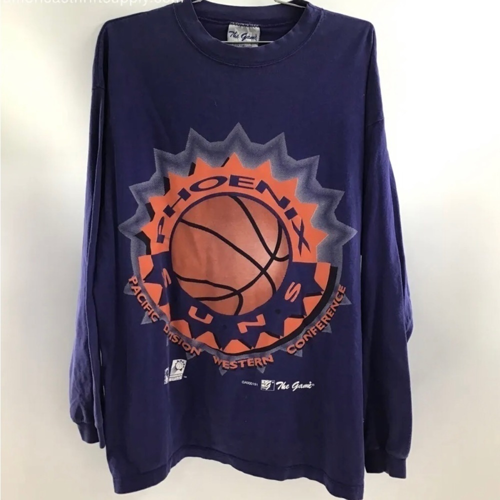 The Game Men's Purple Phoenix Suns Western Conference Long Sleeve - Size X-Large
